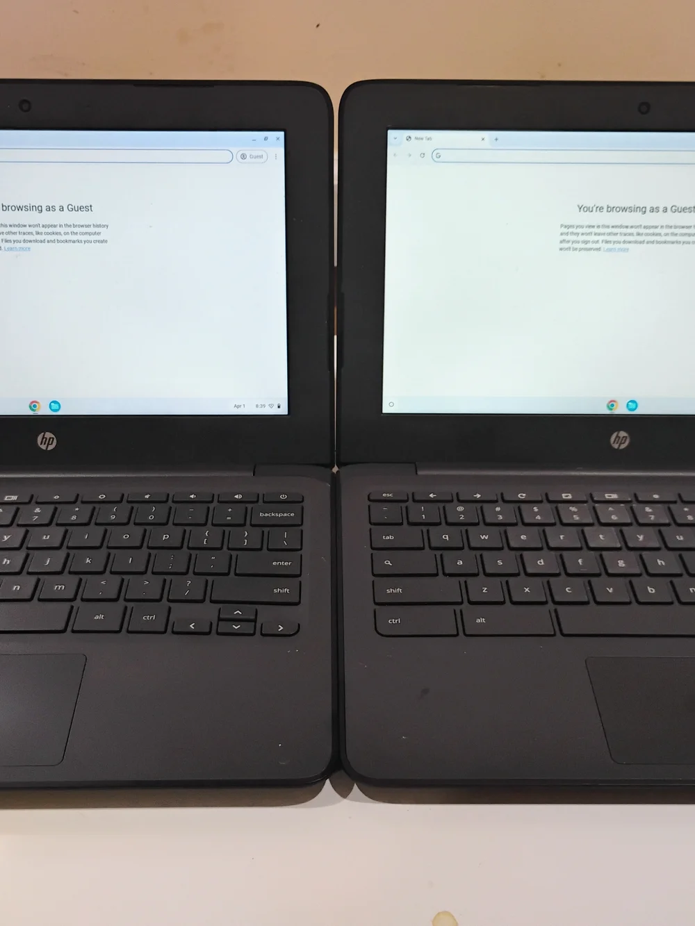 HP Black Dual Laptops - Matte Black Finish